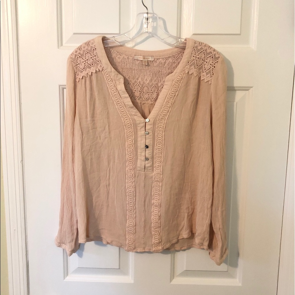 STITCHFIX Blush Crochet Tunic